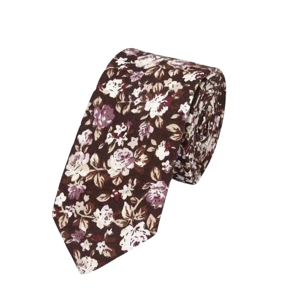5419 Cotton ’s Floral Tie Great for weddings gifts anniversaries